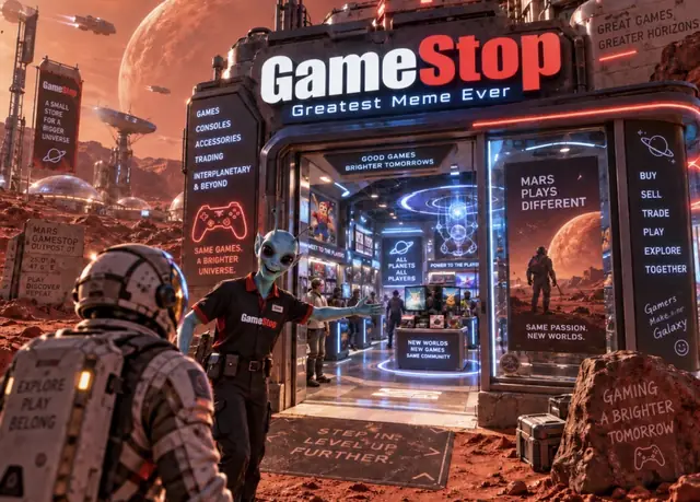 Power to the players — GameStop on Mars, now on-chain